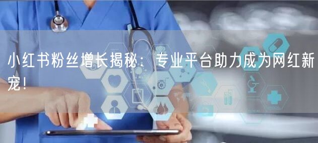 小红书粉丝增长揭秘：专业平台助力成为网红新宠！