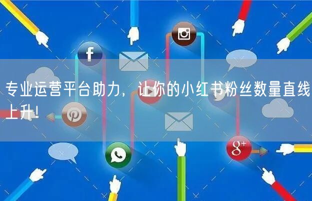 专业运营平台助力，让你的小红书粉丝数量直线上升！