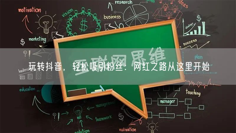 玩转抖音，轻松吸引粉丝：网红之路从这里开始