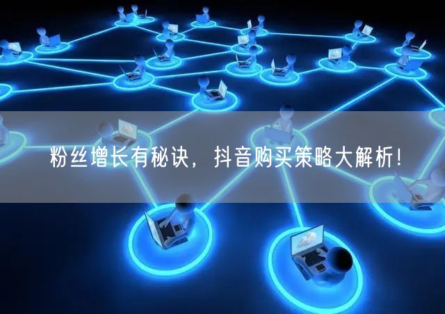 粉丝增长有秘诀，抖音购买策略大解析！