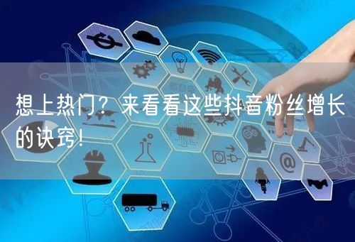想上热门？来看看这些抖音粉丝增长的诀窍！