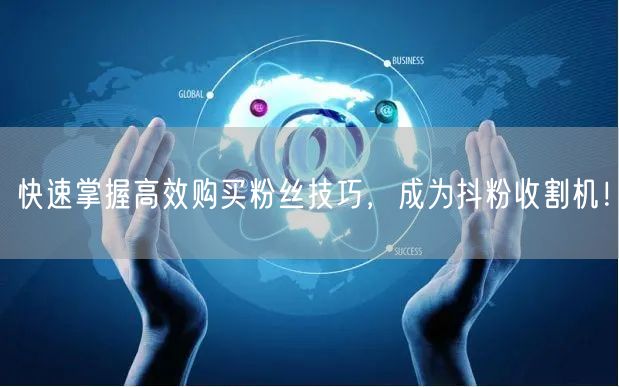 快速掌握高效购买粉丝技巧，成为抖粉收割机！