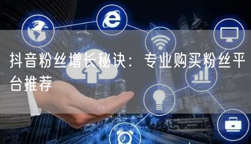 抖音粉丝增长秘诀：专业购买粉丝平台推荐